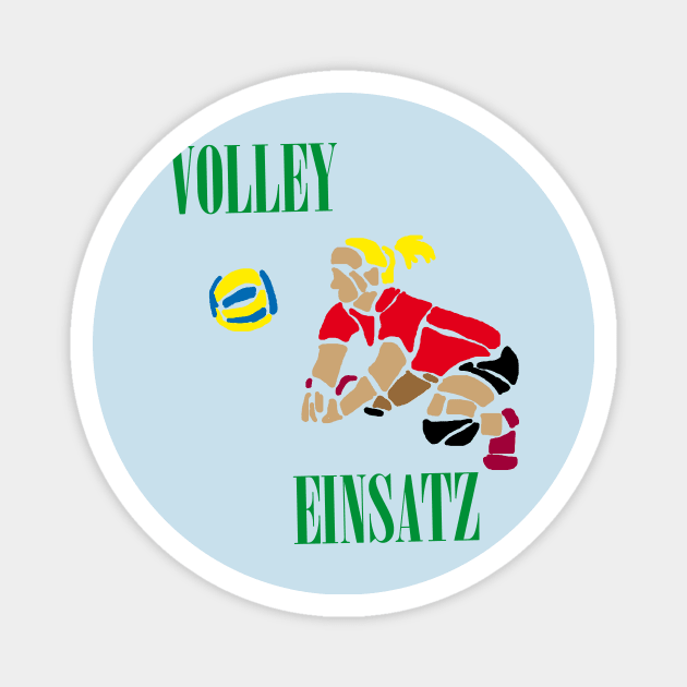 Volley Einsatz Magnet by WanipaMerch